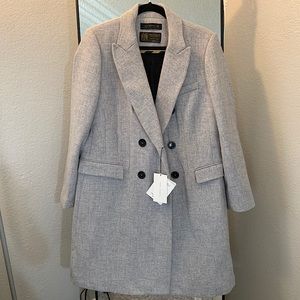 ZARA MANTECO - Grey Wool Coat 🧥